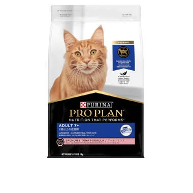 Purina Pro Plan Adult Dry Cat Food - Essential Health Adult 7+ Salmon and Tuna 1.5kg