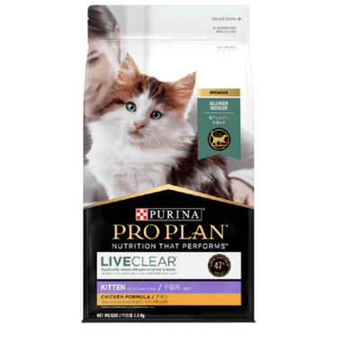 Purina Pro Plan LIVECLEAR Dry Cat Food Kitten LIVECLEAR Chicken