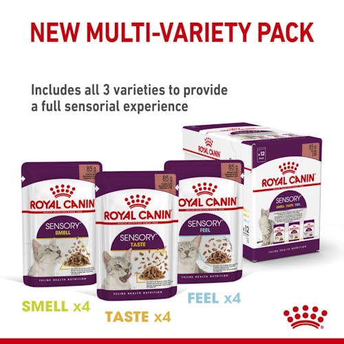 Royal Canin Sensory Feel in Gravy Over 12 Months 85g-Pack of 12