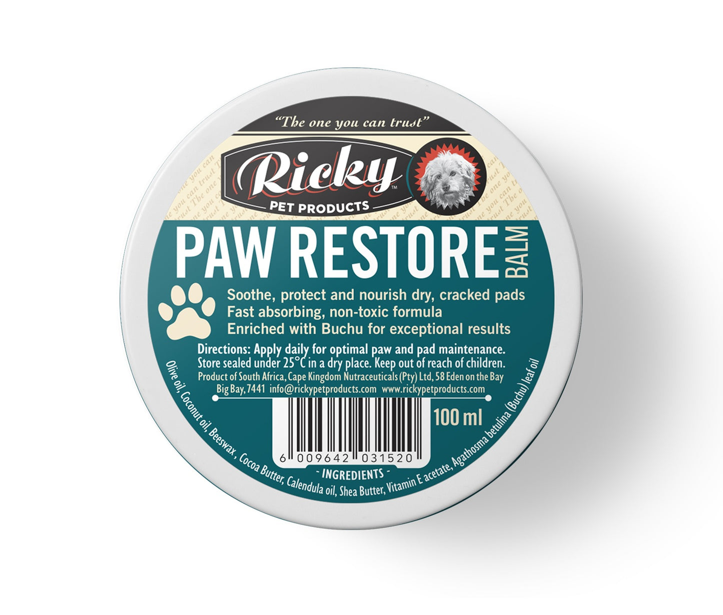 Ricky Litchfield Paw Restore Balm