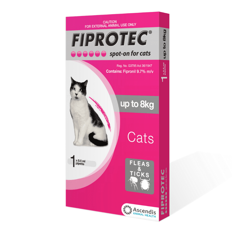 Fiprotec Cat 0-8kg (Pink)