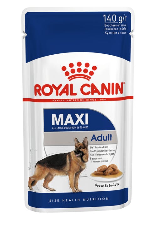 Royal Canin Maxi Adult Wet Pouch 10 X 140g