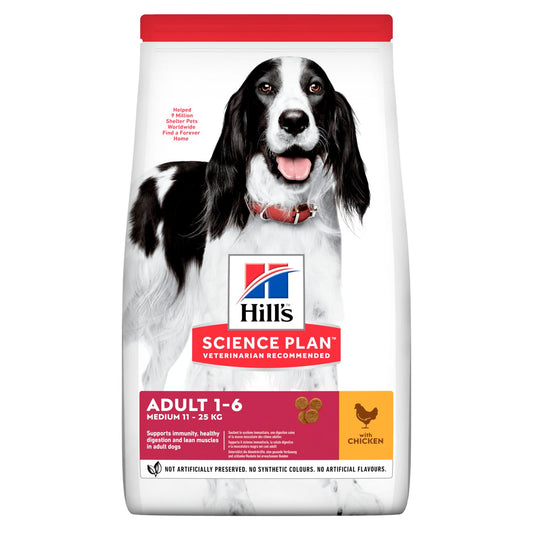 Hill's Science Plan Adult Medium Dry Dog Food Chicken Flavour - 12Kg R300 Off