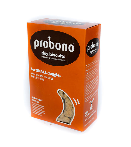 Probono Roast Beef Small Dog Biscuits 1Kg