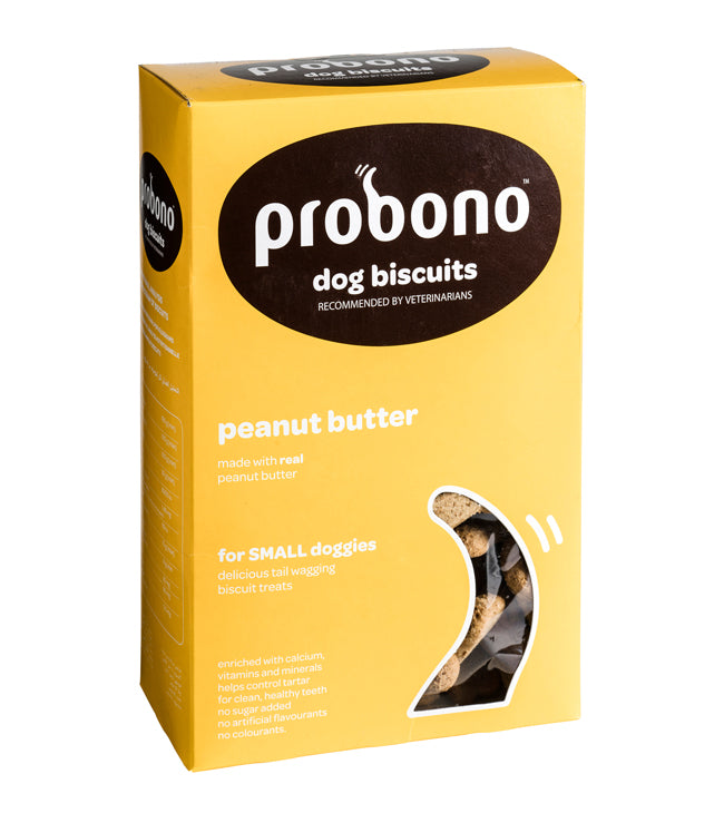 Probono Peanut Butter Small Dog Biscuits
