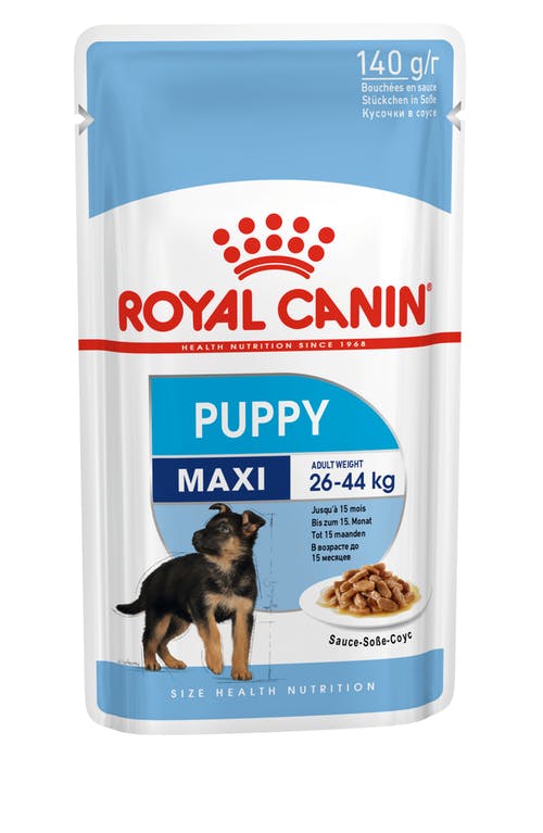 Royal Canin Maxi Puppy Wet Pouch - Pack of 10 X 140g